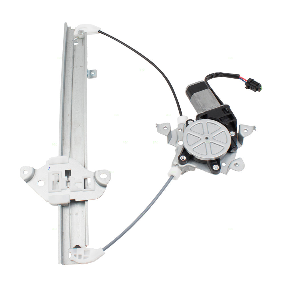 Passengers Rear Power Window Lift Regulator w/ Motor Assembly Right Compatible with 05-15 Xterra 827209CF0A 82730EA000
