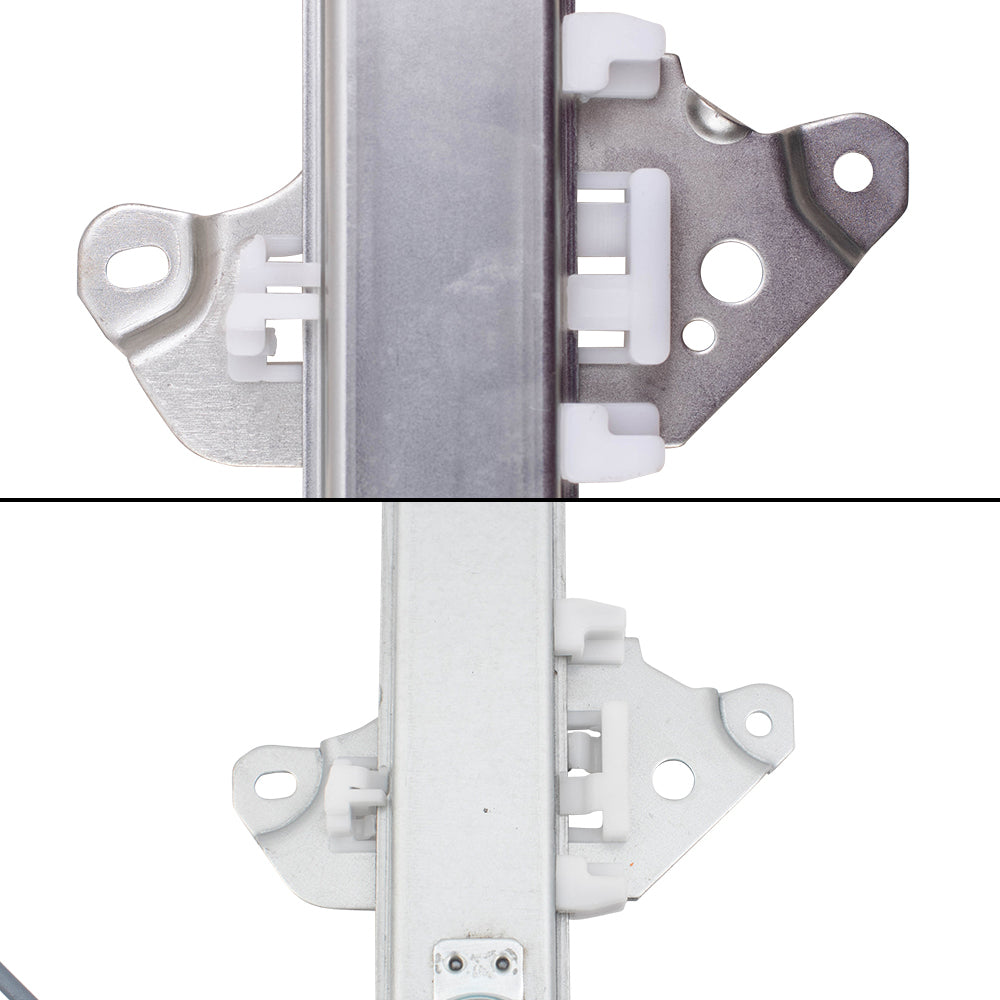 Front and Rear Passenger Side Power Window Regulators with Motor Compatible with 2005-2010 Xterra Built to 04/2010