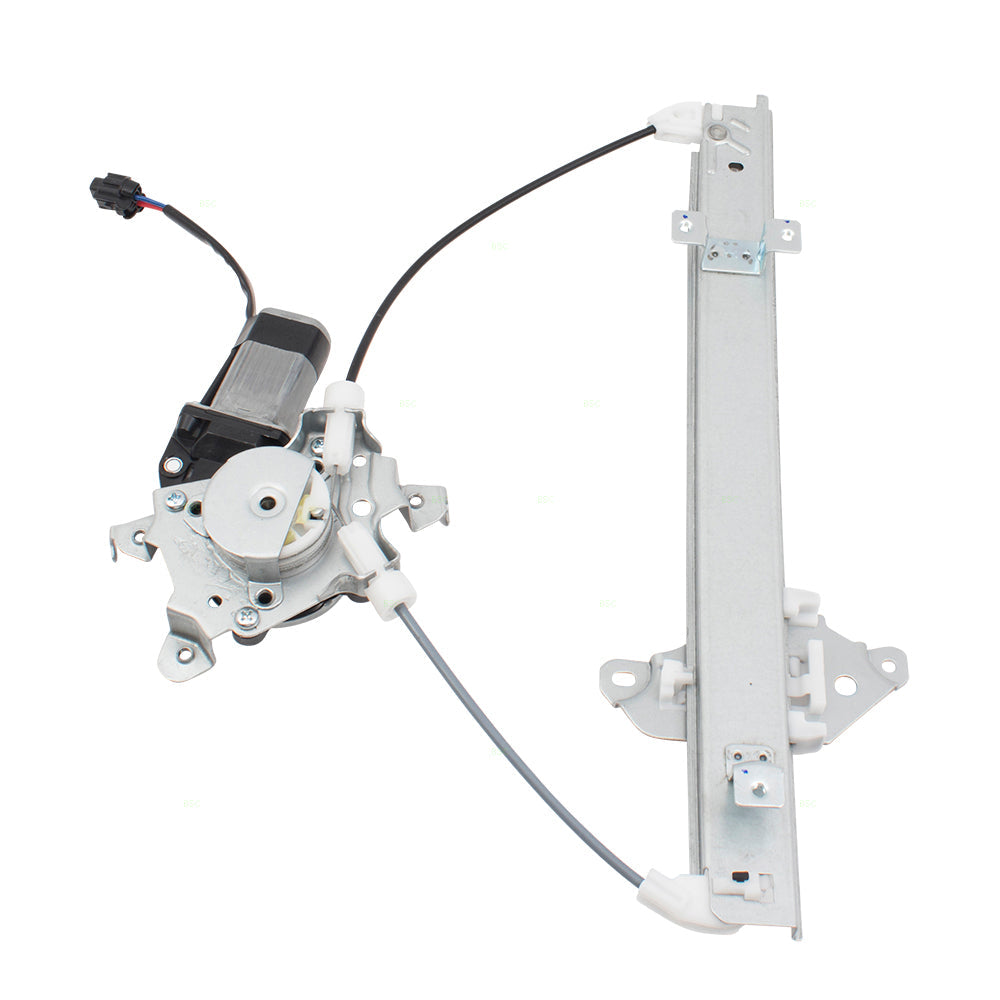 Passengers Rear Power Window Lift Regulator w/ Motor Assembly Right Compatible with 05-15 Xterra 827209CF0A 82730EA000