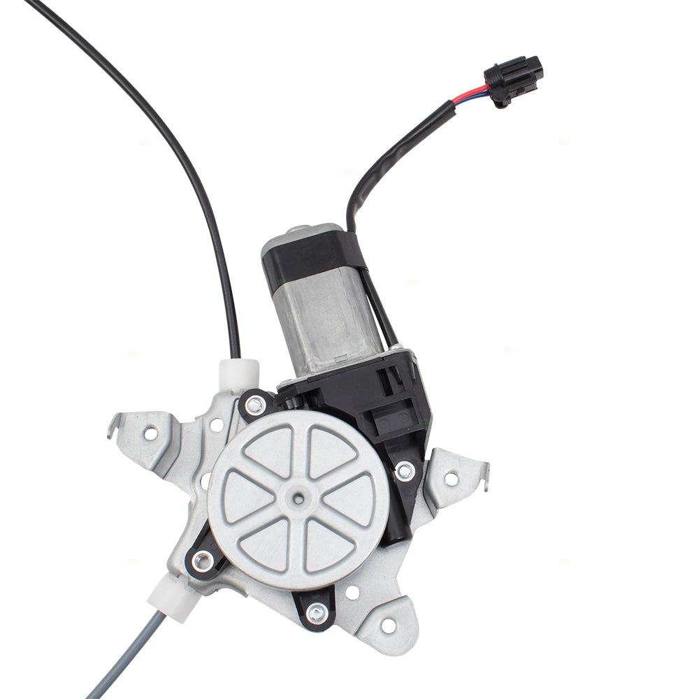 Passengers Rear Power Window Lift Regulator w/ Motor Assembly Right Compatible with 05-15 Xterra 827209CF0A 82730EA000