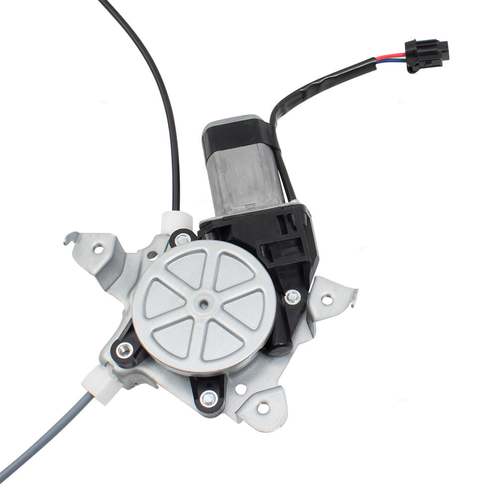 Passengers Rear Power Window Lift Regulator w/ Motor Assembly Right Compatible with 05-15 Xterra 827209CF0A 82730EA000