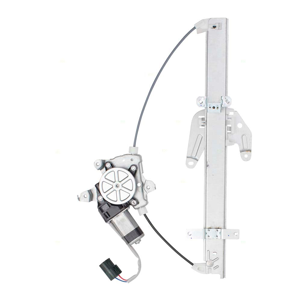 Drivers Rear Power Window Lift Regulator & 2 Pin Connector Motor Assembly Compatible with 09-13 G37 Sedan 80731JK00C 82721JK000