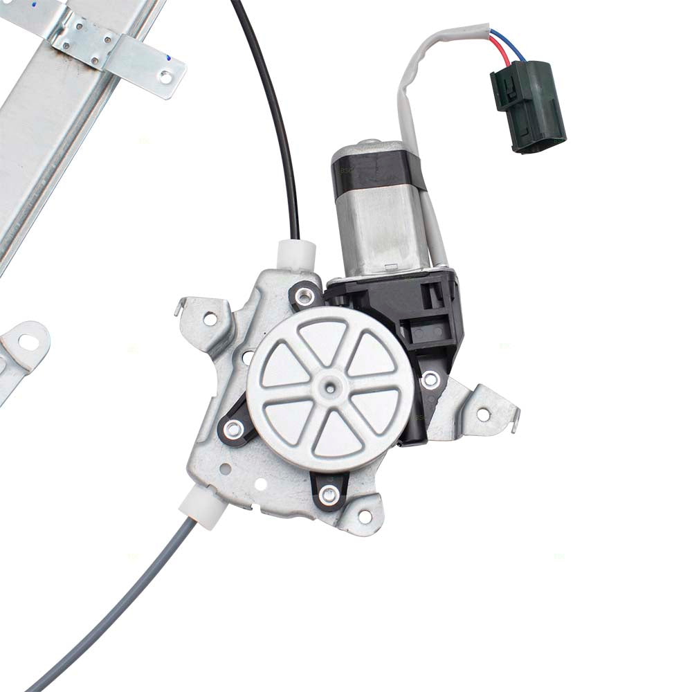 Drivers Rear Power Window Lift Regulator & 2 Pin Connector Motor Assembly Compatible with 09-13 G37 Sedan 80731JK00C 82721JK000
