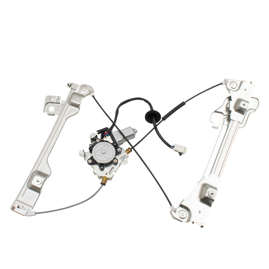 Passengers Front Power Window Lift Regulator w/Motor Right Assembly Compatible with 03-09 350Z 80730CD00A 80720CD01A