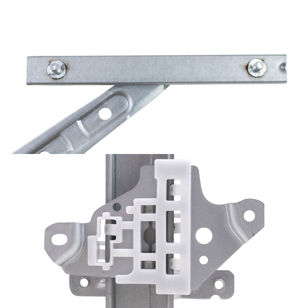 Front and Rear Driver Left Passenger Right Power Window Regulator 4 Piece Set with Motor Compatible with 2013-2019 Nissan Sentra