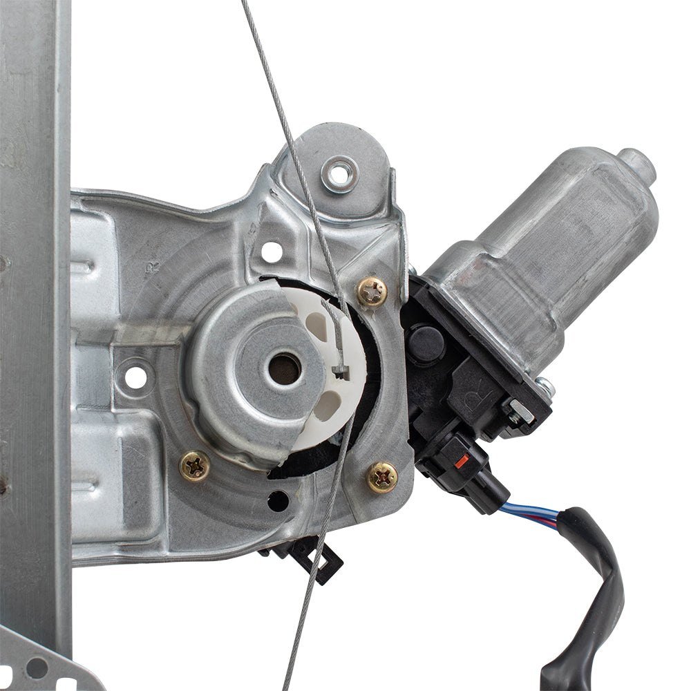 Part Front Passenger Side Power Window Regulator with Motor-2 Pin Connector Compatible with 2013-2019 Nissan Sentra