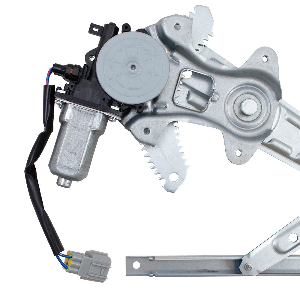 Driver Rear Power Window Regulator with Motor Compatible with 2013-2019 Sentra