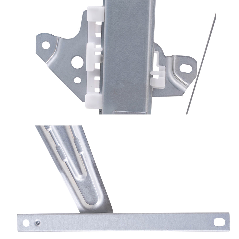 Driver Left and Passenger Right Front and Rear Power Window Regulators With Motor Compatible With 13-24 Leaf