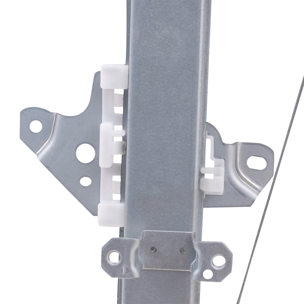 Driver Left Front Power Window Regulator With Motor 6 Pin Connector Compatible With 13-24 Leaf