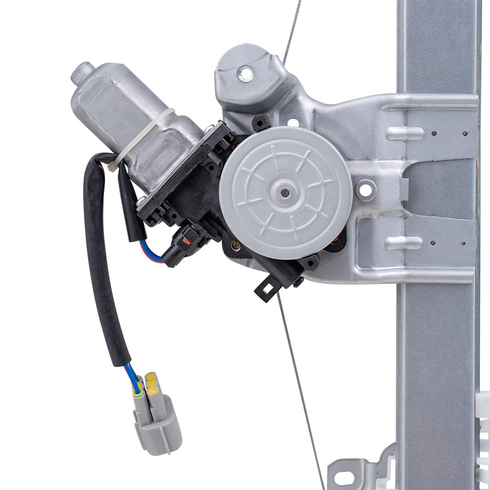 Passenger Right Front Power Window Regulator With Motor 2 Pin Connector Compatible With13-24 Leaf