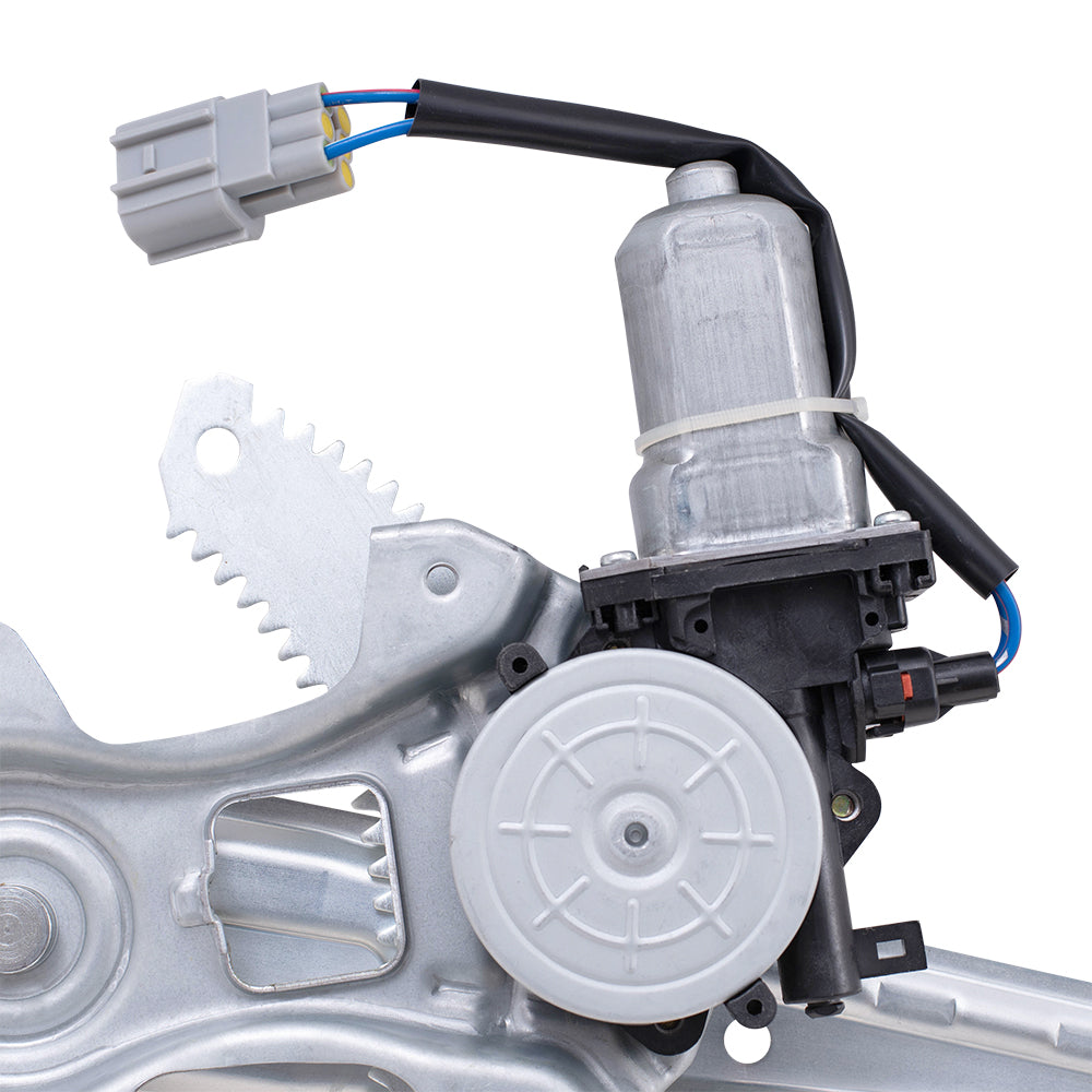 Driver Left Rear Power Window Regulator w/ Motor Compatible with 13-24 Leaf 20-23 Sentra