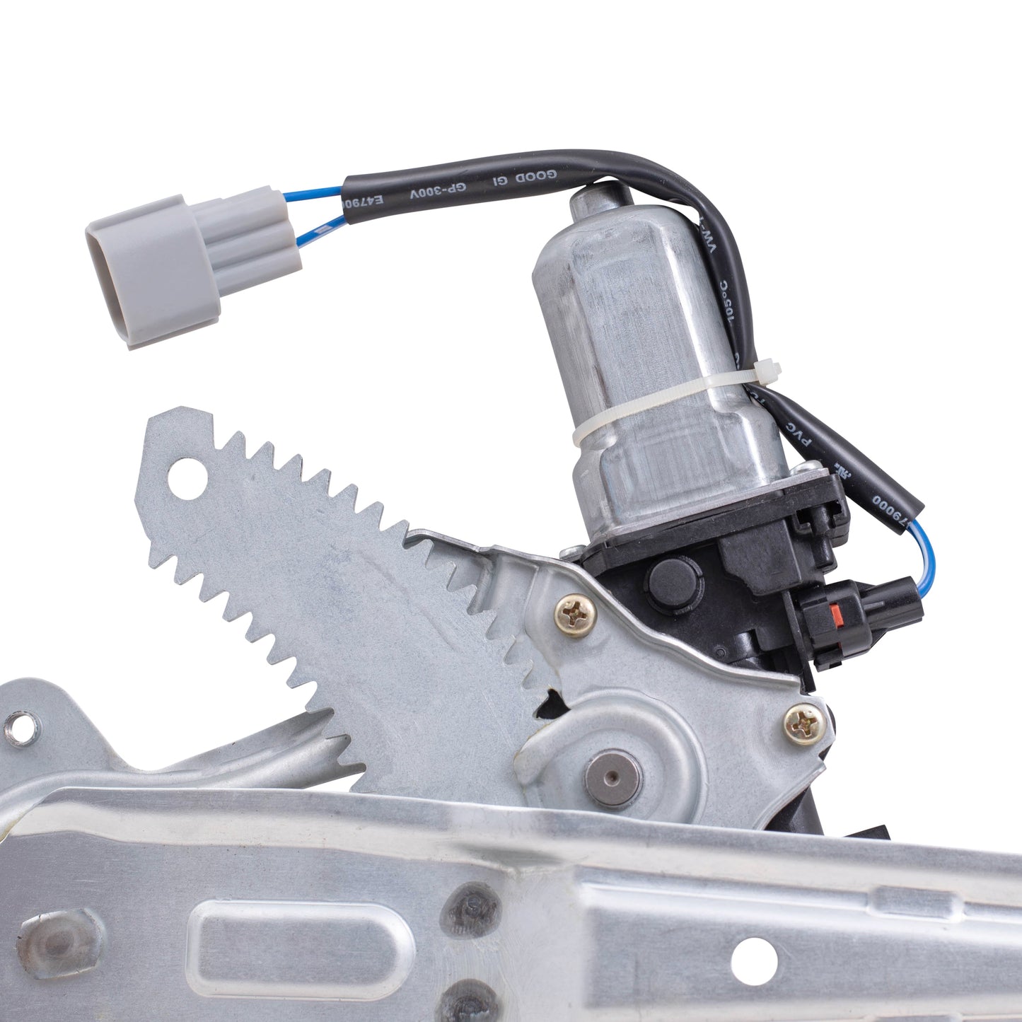 Passenger Right Rear Power Window Regulator With Motor Compatible With 13-24 Leaf 20-23 Sentra