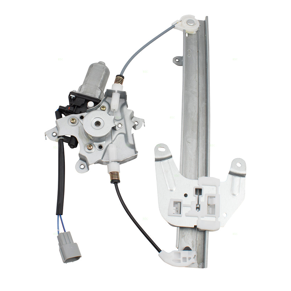 Drivers Rear Power Window Regulator w/ Motor Left Assembly Compatible with 08-13 Rogue & 14-15 Rogue Select 80731JX00C 82721JM00A