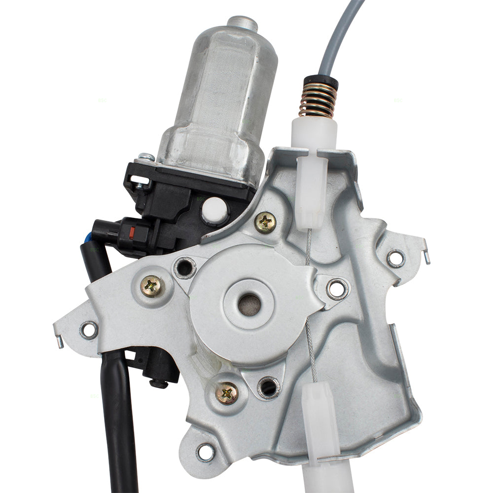 Drivers Rear Power Window Regulator w/ Motor Left Assembly Compatible with 08-13 Rogue & 14-15 Rogue Select 80731JX00C 82721JM00A