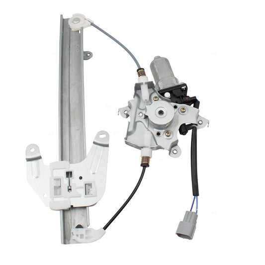 Passengers Rear Power Window Regulator w/Motor Right Assembly Compatible with 08-13 Rogue & 14-15 Rogue Select 80730JX30C 82720JM00A