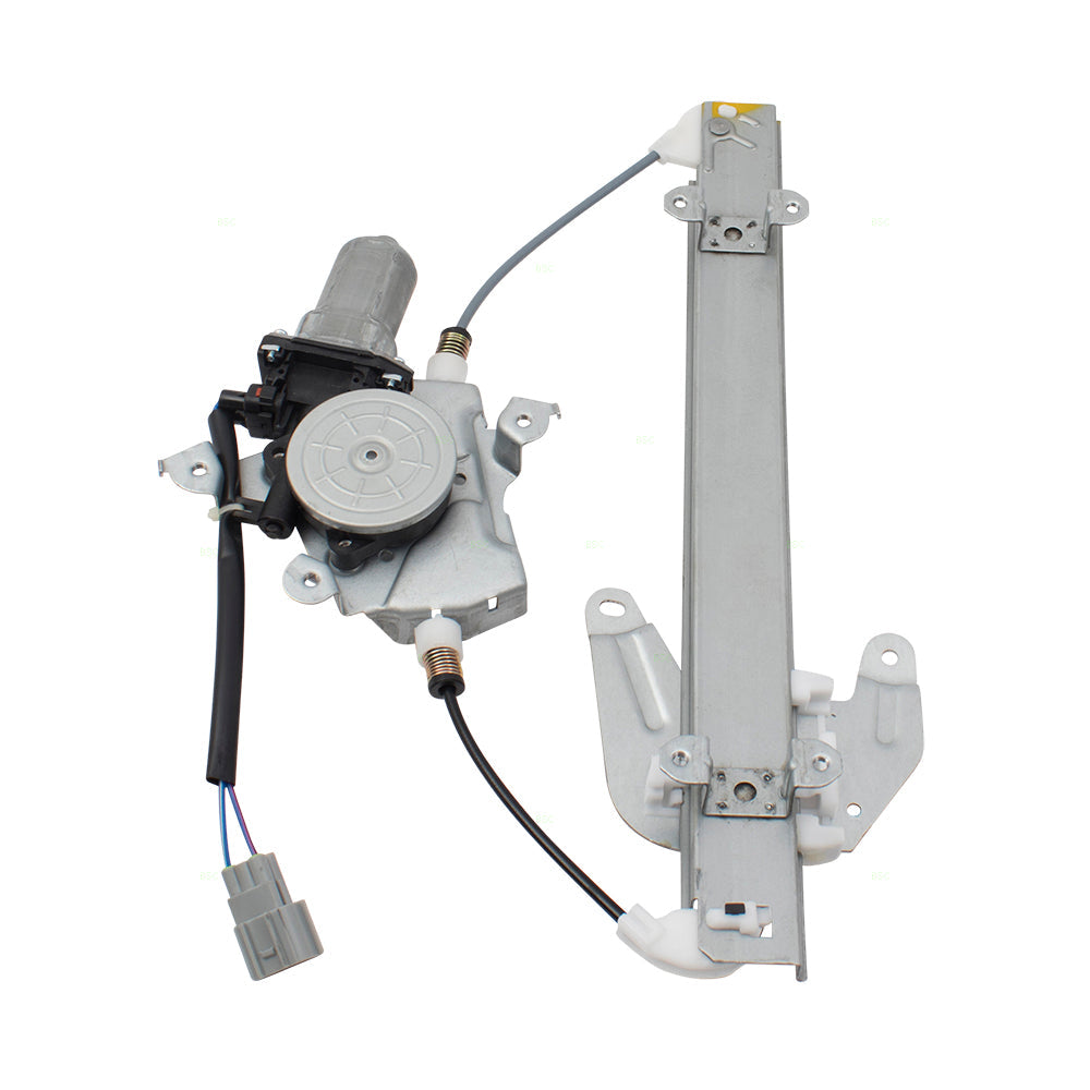 Passengers Rear Power Window Regulator w/Motor Right Assembly Compatible with 08-13 Rogue & 14-15 Rogue Select 80730JX30C 82720JM00A