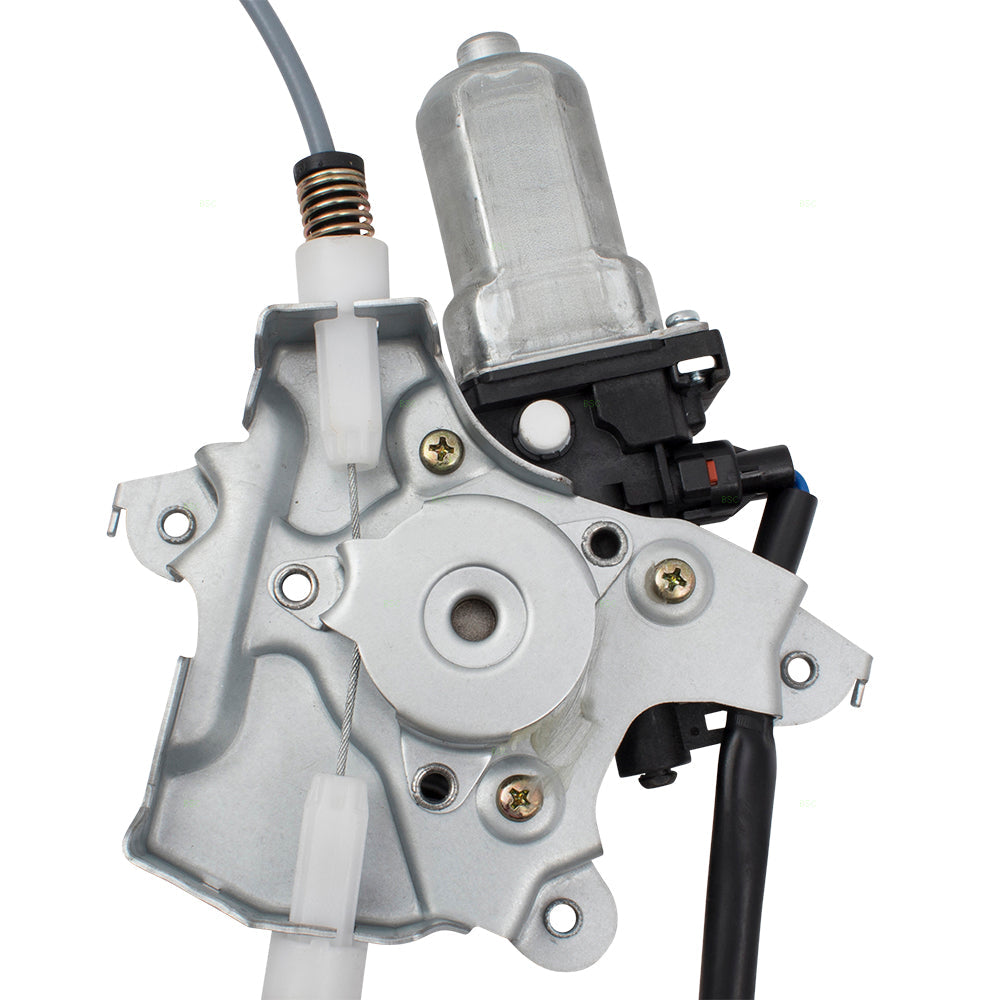 Passengers Rear Power Window Regulator w/Motor Right Assembly Compatible with 08-13 Rogue & 14-15 Rogue Select 80730JX30C 82720JM00A