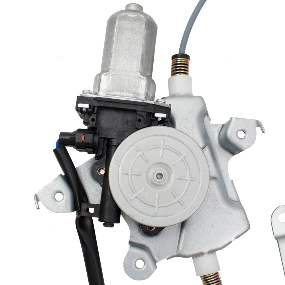 Passengers Rear Power Window Regulator w/Motor Right Assembly Compatible with 08-13 Rogue & 14-15 Rogue Select 80730JX30C 82720JM00A