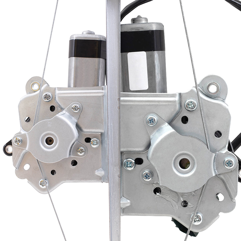 Power Window Regulators with Motor Front Driver Side with 6 Pin Connector and Front Passenger Side with 2 Pin Connector Comaptible with 2013-2018 Altima Sedan