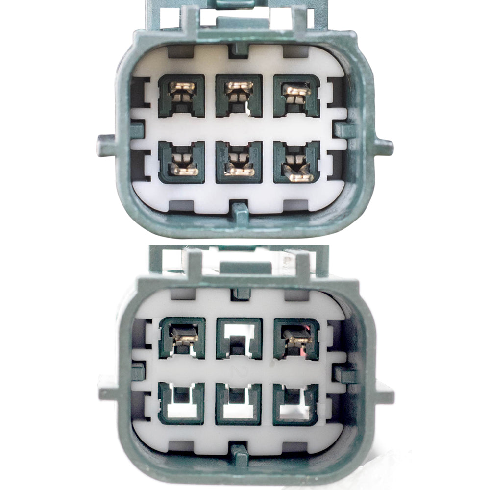 Power Window Regulators with Motor Front Driver Side with 6 Pin Connector and Front Passenger Side with 2 Pin Connector Comaptible with 2013-2018 Altima Sedan