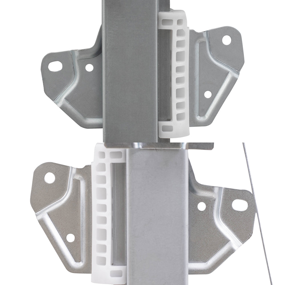 Power Window Regulators with Motor Front Driver Side with 6 Pin Connector and Front Passenger Side with 2 Pin Connector Comaptible with 2013-2018 Altima Sedan