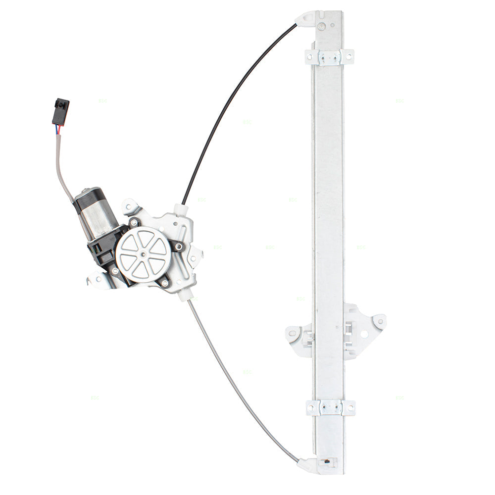 Passengers Front Power Window Lift Regulators & Motor Assembly Right Compatible with 99-02 Quest 807207B000