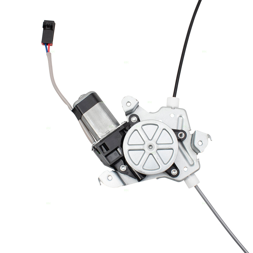 Passengers Front Power Window Lift Regulators & Motor Assembly Right Compatible with 99-02 Quest 807207B000