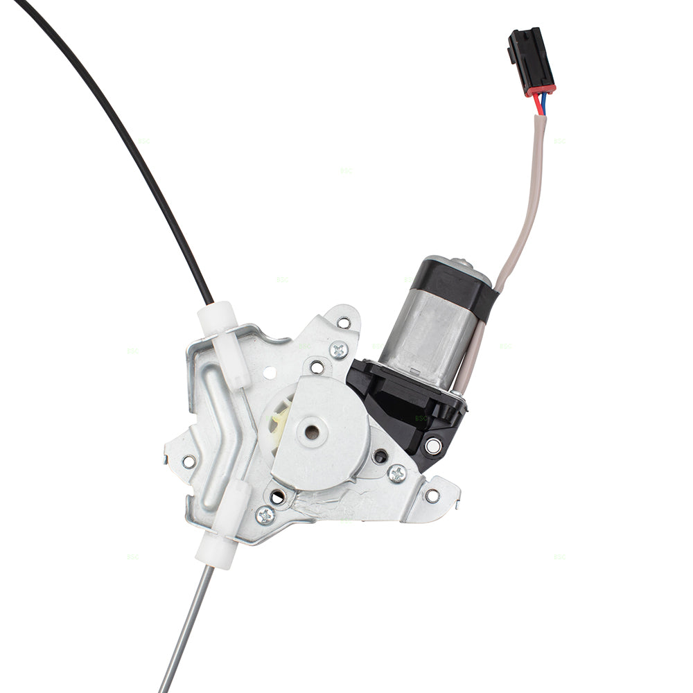 Passengers Front Power Window Lift Regulators & Motor Assembly Right Compatible with 99-02 Quest 807207B000
