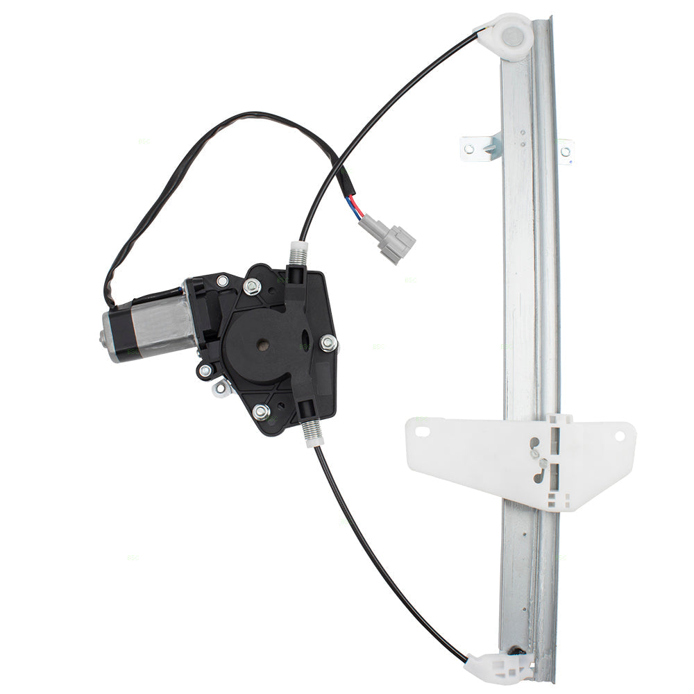 Drivers Rear Power Window Lift Regulator & Motor 2 Pin Connector Assembly Compatible with 04-08 Maxima 827217Y000 807317Y000