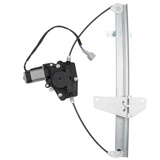 Drivers Rear Power Window Lift Regulator & Motor 2 Pin Connector Assembly Compatible with 04-08 Maxima 827217Y000 807317Y000