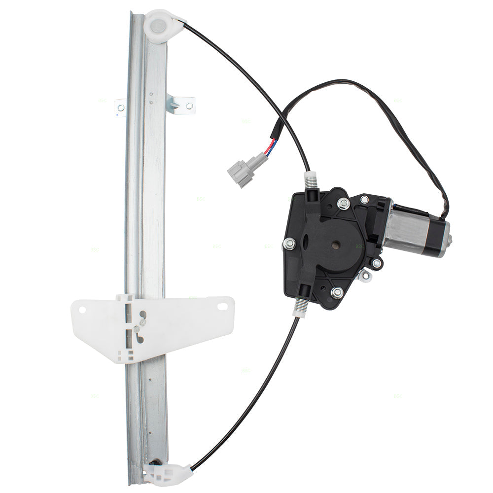 Passengers Rear Power Window Lift Regulator & Motor 2 Pin Connector Assembly Compatible with 04-08 Maxima 827207Y000 807307Y000