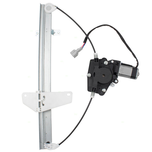 Passengers Rear Power Window Lift Regulator & Motor 2 Pin Connector Assembly Compatible with 04-08 Maxima 827207Y000 807307Y000