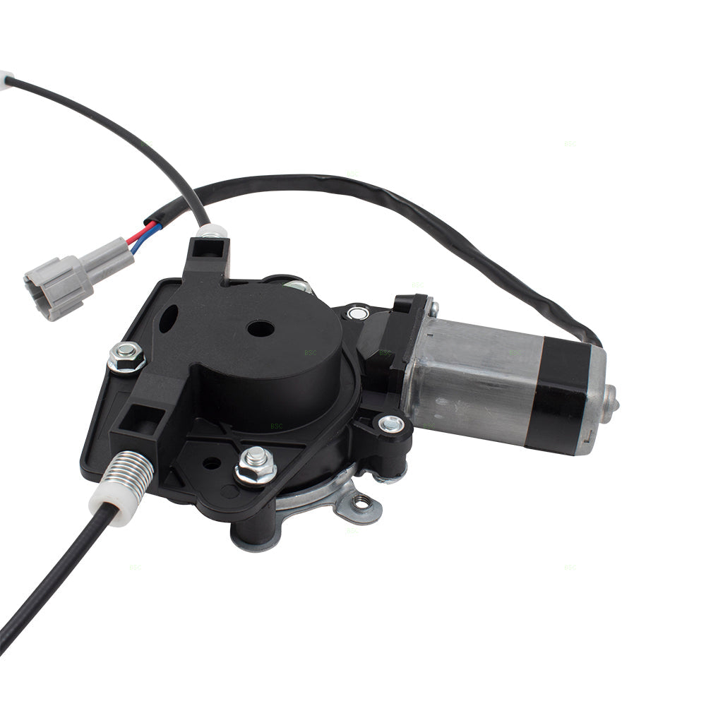 Passengers Rear Power Window Lift Regulator & Motor 2 Pin Connector Assembly Compatible with 04-08 Maxima 827207Y000 807307Y000