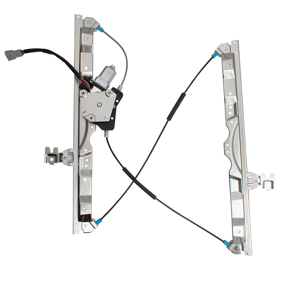 Drivers Front Power Window Lift Regulator w/ Motor Assembly Compatible with 04-15 Armada QX56 Titan Pickup Truck with One-Touch
