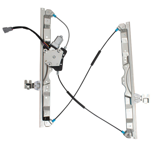 Drivers Front Power Window Lift Regulator w/ Motor Assembly Compatible with 04-15 Armada QX56 Titan Pickup Truck with One-Touch