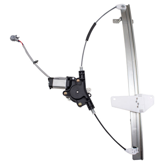 Drivers Rear Power Window Lift Regulator w/ Motor Assembly Compatible with 04-15 Armada Titan Pickup Truck 82721-ZV50A