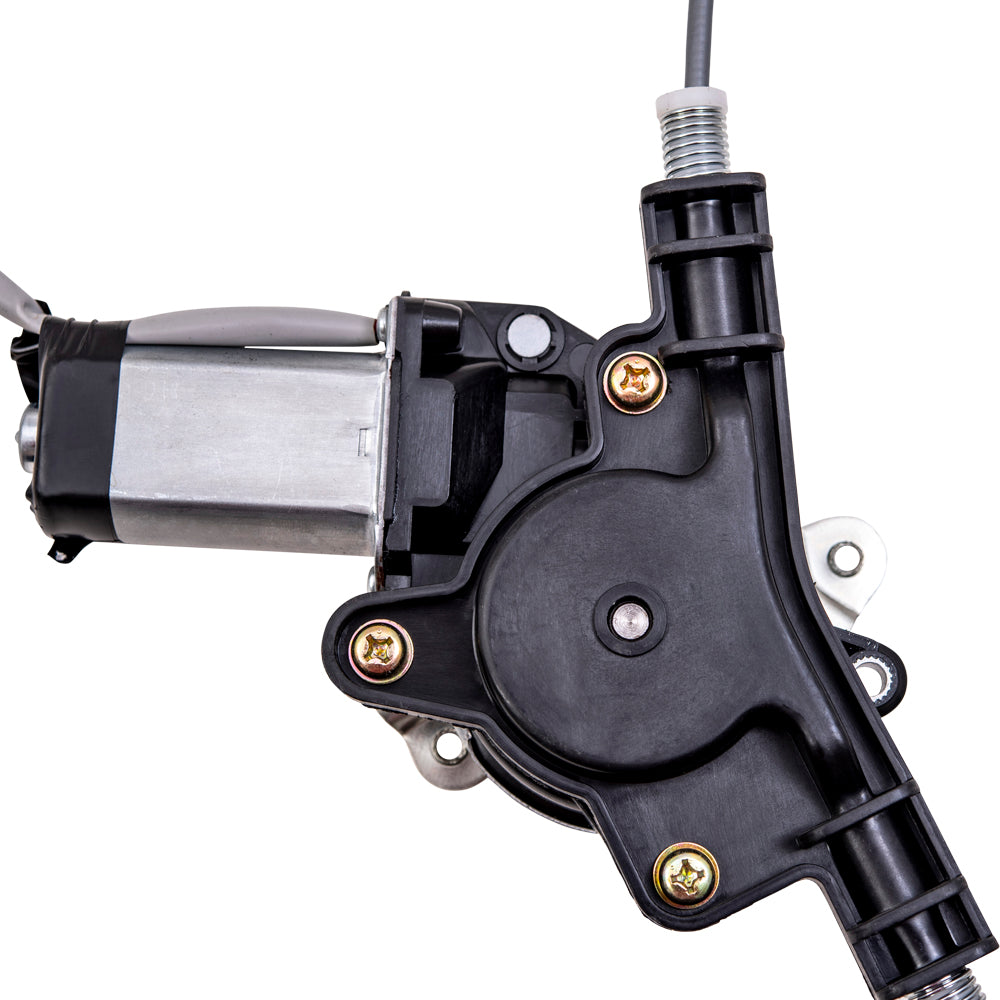 Drivers Rear Power Window Lift Regulator w/ Motor Assembly Compatible with 04-15 Armada Titan Pickup Truck 82721-ZV50A