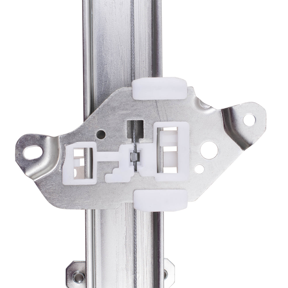 Front Driver Left Power Window Regulator With Motor-2 Pin Connector Compatible With 2005-2021 Nissan Frontier 2005-2015 Nissan Xterra 2005-2012 Nissan Pathfinder 2009-2010 Suzuki Equator