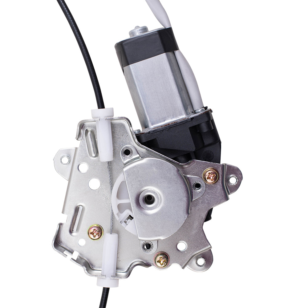 Front Passenger Right Power Window Regulator With Motor-2 Pin Connector Compatible With 2005-2021 Nissan Frontier 2005-2015 Nissan Xterra 2005-2012 Nissan Pathfinder 2009-2010 Suzuki Equator