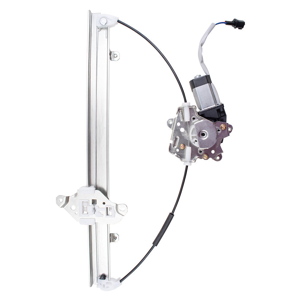 Front Passenger Right Power Window Regulator With Motor-2 Pin Connector Compatible With 2005-2021 Nissan Frontier 2005-2015 Nissan Xterra 2005-2012 Nissan Pathfinder 2009-2010 Suzuki Equator