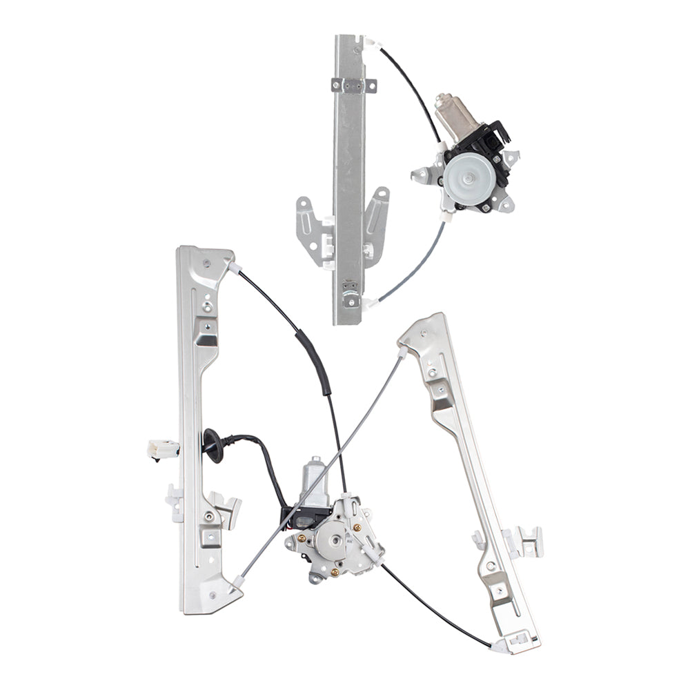 Driver Side Front and Rear Power Window Regulators with Motor Compatible with 2002-2006 Altima