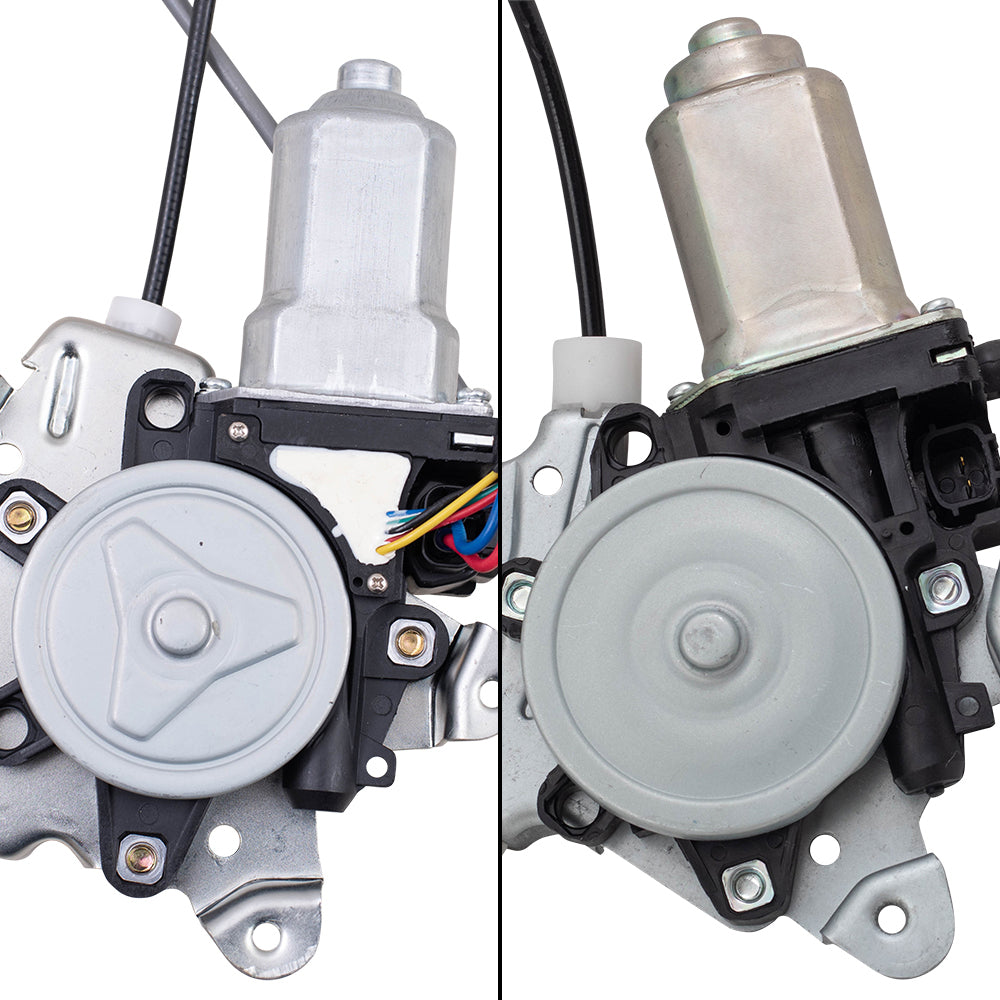 Driver Side Front and Rear Power Window Regulators with Motor Compatible with 2002-2006 Altima