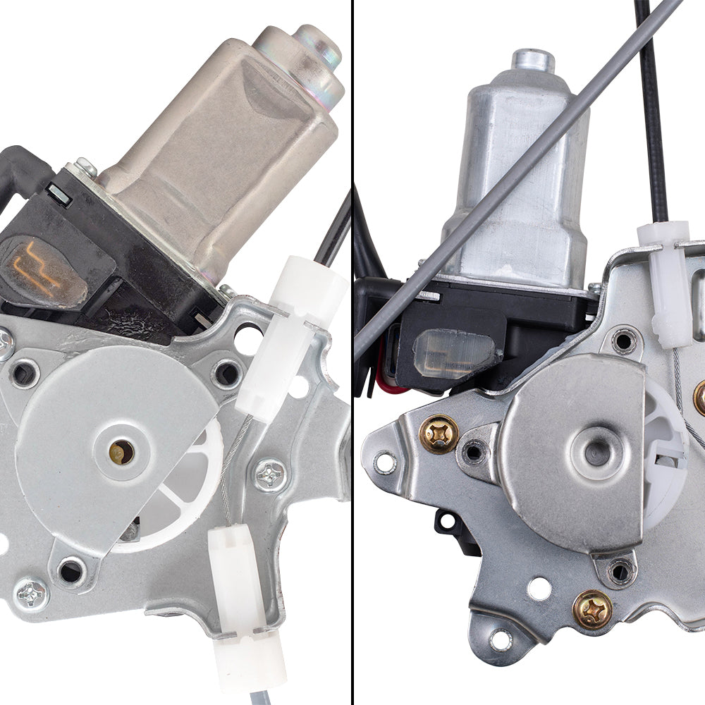 Driver Side Front and Rear Power Window Regulators with Motor Compatible with 2002-2006 Altima