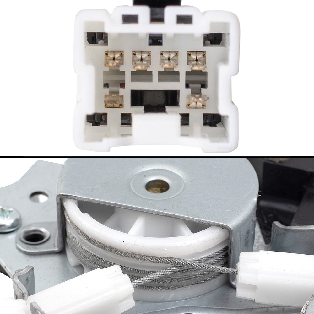 Driver Side Front and Rear Power Window Regulators with Motor Compatible with 2002-2006 Altima