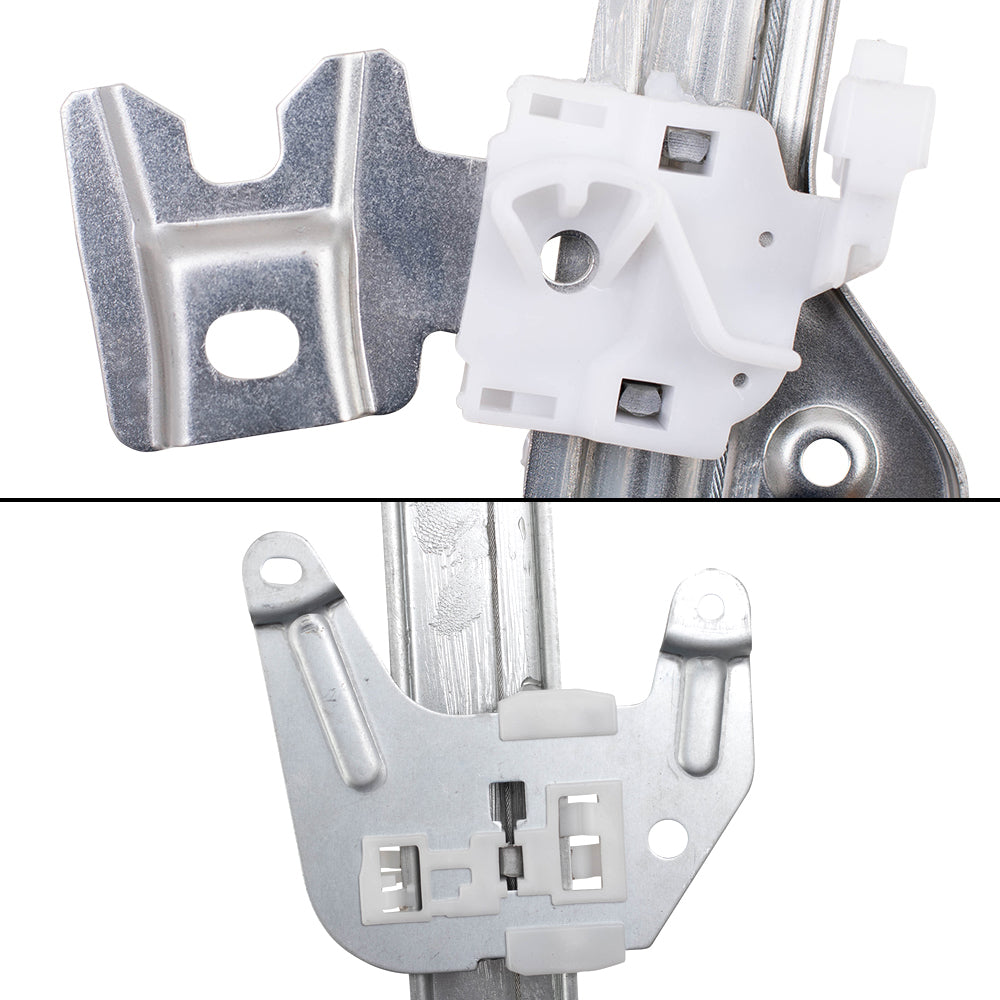 Driver Side Front and Rear Power Window Regulators with Motor Compatible with 2002-2006 Altima