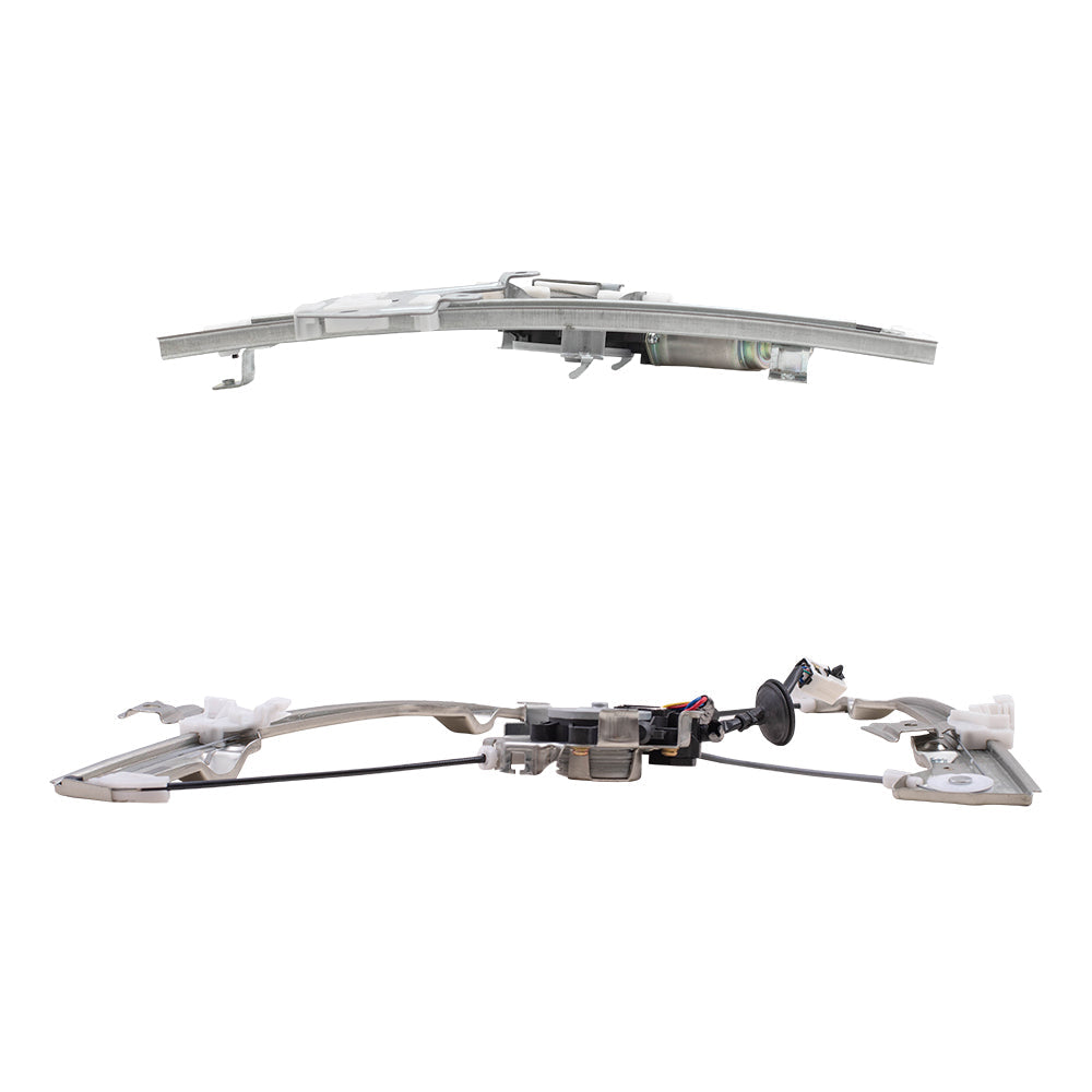 Driver Side Front and Rear Power Window Regulators with Motor Compatible with 2002-2006 Altima