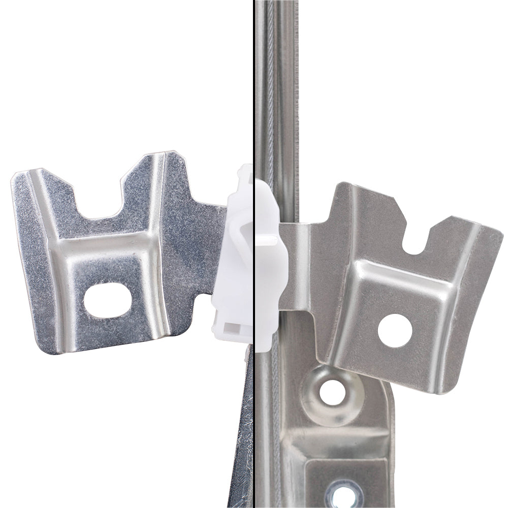 Front Driver and Passenger Side Power Window Regulators with Motor Compatible with 2002-2006 Altima