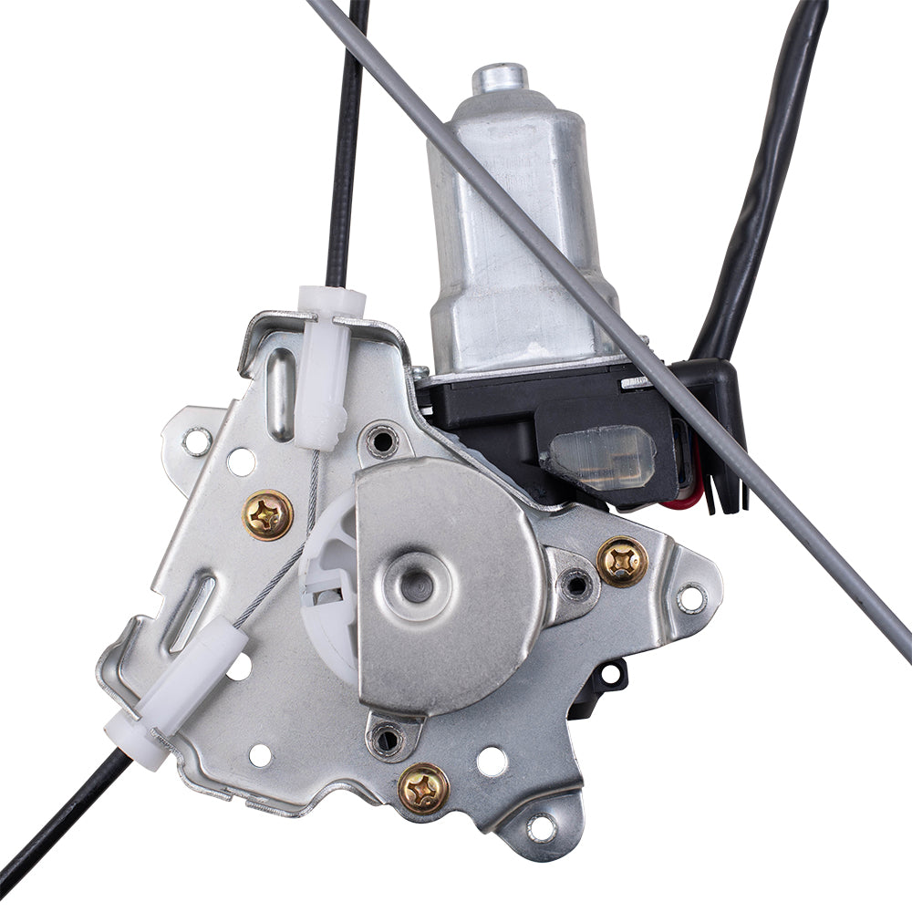 Driver and Passenger Front Power Window Lift Regulators & Motors 6 Pin Connector Compatible with 02-06 Altima 80731-8J000 80730-8J015