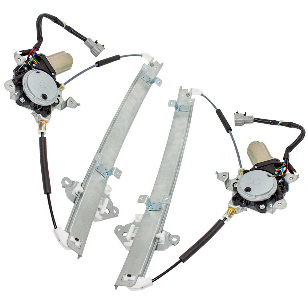 Driver and Passenger Front Power Window Lift Regulators & Motors Assemblies Compatible with 00-03 Maxima 807312Y90A 807202Y00A