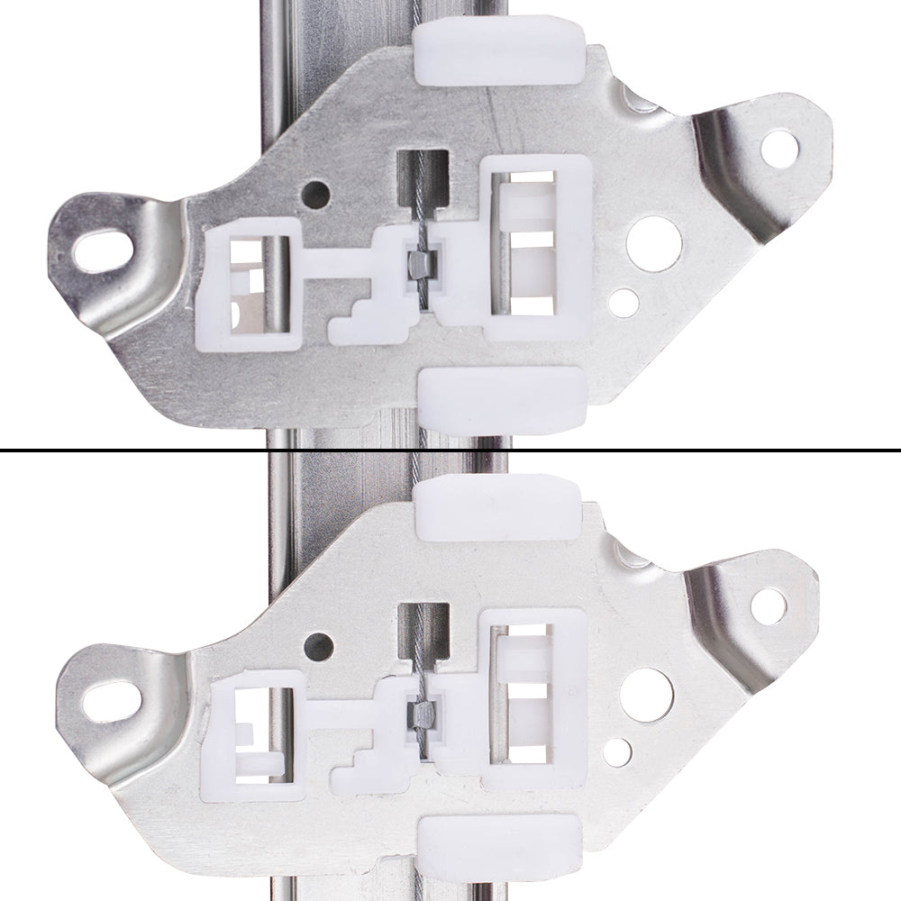 Front and Rear Driver Side Power Window Regulators with Motor Compatible with 2005-2010 Pathfinder Built to 04/2010 ONLY